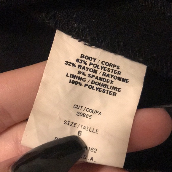 A.B.S. Allen Schwartz black classic sheath dress - Picture 5 of 5